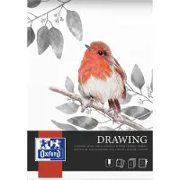 Oxford Tekenblok Drawing A4 40 vel 160 gram | 5 stuks