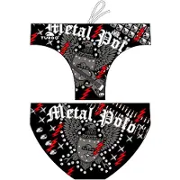 Turbo Limited Edition Metal Polo Swimming Brief Zwart 3XL Man