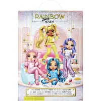Rainbow High Junior High Pyjamaparty - 23 cm - Sunny (geel) - Modepop