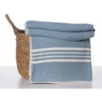 Lalay Hamam plaid XXL Krem Sultan air blue van Lalay