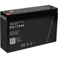 Vrooomy 6V 7.0Ah Accu voor Elektrische Kinderauto – Universele AGM Batterij voor Kindervoertuigen – Onderhoudsvrije Reserve-accu 151x34x94mm