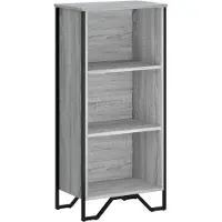 vidaXL Boekenkast 50x31x106 cm bewerkt hout grijs sonoma eikenkleurig