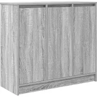 vidaXL Dressoir 85x34x76 cm spaanplaat grijs sonoma