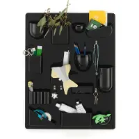 Vitra Uten.Silo Re Ii Wandopslag 52x68 Cm Zwart - Rekkensysteem (modulair) Gerecycled Abs-kunststof Black - 21512502