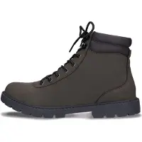 Nae Vegan Shoes Veterboots 'Adar Gre' donkergrijs