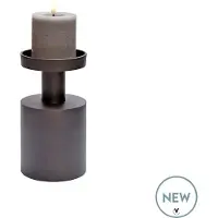Vase the World Kandelaar Navarro | Small | brons | Ø11 x H20 cm | 2 in 1