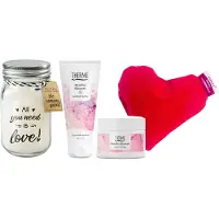 Therme Cadeauset Mindful Blossom All You Need Is Love - Shower 200 ml Mindful Blossom - Mini Body Butter 75g Mindful Blossom - Paper Dreams Kaars Black & White - All you need is love