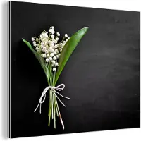 MuchoWow Aluminium schilderij 120x90 cm - Wanddecoratie metaal - bloemen-5-1-1 - Metalen muurdecoratie woonkamer - Decoratie industrieel - Foto op dibond - Industriële accessoires slaapkamer