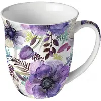 Ambiente mok-beker-porselein-fine bone China--purple dream-paars-bloemen