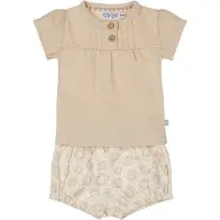 Dirkje Meisjes Kledingset - Beige