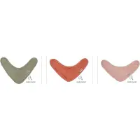 Timboo - Bandana slab 36x20cm DUBBELLAGIG - set van 3 - The cuddly softness of bamboo - Misty Rose / Sunrise Orange / Whisper Green