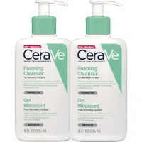 CeraVe 2x Schuimende Reinigingsgel - voor normale tot vette huid - 236ml