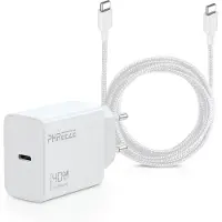 Phreeze Oplader kabel geschikt voor Galaxy S26 Ultra, S26, S25 Ultra, S25, Tab S10 Ultra, Tab S10, Tab S9 Ultra, Tab S9 - 40w usb C Oplader Dubbele Poort + usb C Kabel 3 Meter