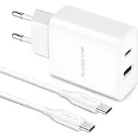 Xssive Snellader - 1 Meter - Geschikt voor iPhone 15, 16 en Samsung Galaxy - USB-C Adapter met USB C naar USB C Kabel