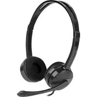 Natec Hoofdtelefoon met microfoon Natec Canary Zwart