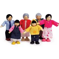 Hape poppenhuis familie aziatisch