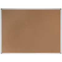 BI-Office Earth Kurk Prikbord 90 (B) x 1,2 (D) x 180 (H) cm Aluminium Bruin
