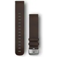 Garmin Vivomove HR Leren Polsband Donkerbruin L
