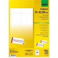 Sigel DP046 - cartes d'invitation - 80 unités