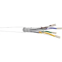 Draka Cat 7 installatiekabel UCHOME SS26 S/FTP PiMF, wit, 100 meter