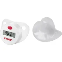 Baby-Frank thermometer-fopspeen van siliconen, maat 1/2, 0-18 maanden 1 St Thermometer