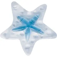Spirella Antislipmat Asterie - 5 Matten - Blauw - 13x13cm