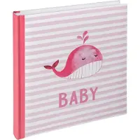 Walther design Samoa 50 Pages Baby Album 28x30.5 Cm Wit,Roze Kinderen