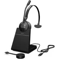 Jabra YOU'RE ON Hoofdtelefoon Engage 55 UC Mono USB-C, incl. oplaadstation (Draadloze, USB-C), Kantoorheadset, Zwart