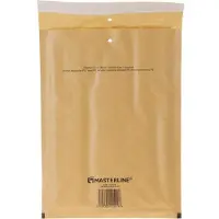 Jiffy Comebag luchtkussenenveloppen, ft 180 x 265 mm, met stripsluiting, bruin, doos van 100 stuks