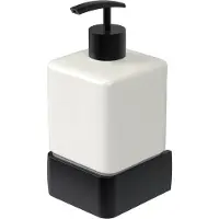 Haceka Aline zeepdispenser mat zwart