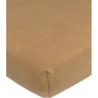 Meyco Home Uni hoeslaken tweepersoons - toffee - 160x200cm