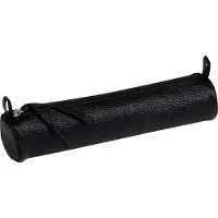 Clairefontaine leren rolbeursje, zwart