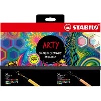 Stabilo point 88 & Pen 68 - Creative ARTY Mixed In Luxe Box - Met 34 Stuks point 88 Fineliners en 34 Stuks Pen 68 Viltstiften