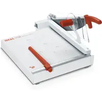 Ideal 1138 guillotine, voor maximaal 50 vel, snijlengte 385 mm, B 381 x D 575 x H 260 mm