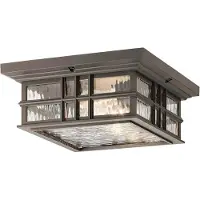Elstead Lighting LED Buitenlamp Beacon Square | 2X E27 Max 60W | IP44 | Dimbaar | Olde Bronze