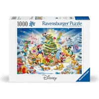 Ravensburger Puzzel Kerstmis met Disney 1000 stukjes Karton Puzzel