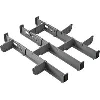 Metaltex Multi‑Fit PLUS Schubladen‑Organizer – Uitschuifbare ladeverdeler ABS