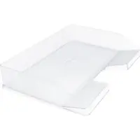 Viking Liggend Brievenbakje PS (Polystyreen) Stapelbaar A4+ Transparant