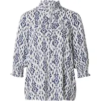 ONLY Blouse 'ONLRaya' nachtblauw / wit