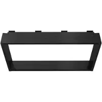 Boss & Wessing Opbouwnis BWS Colorato Doucherek voor Douchewand 30x60cm Gunmetal