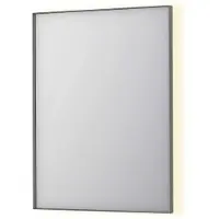 Ink Spiegel SP32 60x4x80 cm Incl. Indirect LED-Verlichting Rondom en Spiegelverwarming Geborsteld RVS
