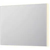 Ink Spiegel SP32 100x4x80 cm Incl. Indirect LED-Verlichting Rondom en Spiegelverwarming Mat Wit