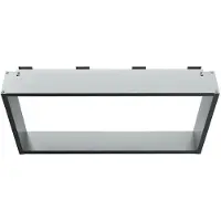 Boss & Wessing Opbouwnis BWS Colorato Doucherek voor Douchewand 30x60cm Aluminium
