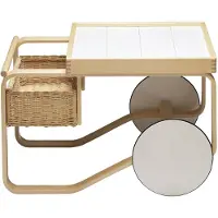 Artek Tea Trolley 900 Trolley Wit - Rol- & serveertafels Berk White - 28301401
