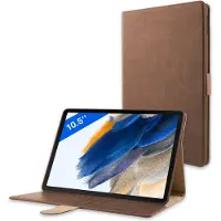 Phreeze Luxe Hoesje Tab A8 - Geschikt voor Samsung Tab A8 Hoes Bruin Book Case voor SM-X200