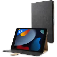 Phreeze Hoesje geschikt voor iPad 2021 2020 2019 10.2 inch 9e 8e 7e generatie hoes luxe kunstleer bookcase smart cover