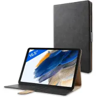 Phreeze Luxe Hoesje Tab A8 - Geschikt voor Samsung Tab A8 Hoes Zwart Book Case voor SM-X200