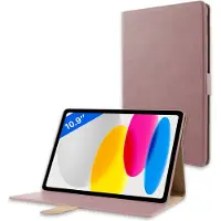 Phreeze Hoesje geschikt voor iPad 2022 10.9 inch 10e generatie Case Hoes Luxe Kunstleer Bookcase Smart Cover