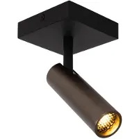 Lucide Strakke plafondlamp Grado metaalgrijs