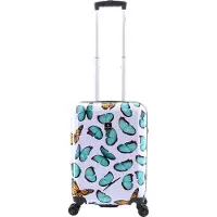 Saxoline Handbagage Harde Koffer / Trolley / Reiskoffer - 55cm (Small) - Springful Print - Bedrukt / Small